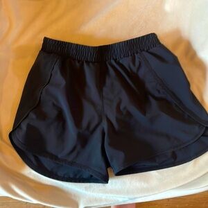 All in Motion girls large 10/12 black athletic shorts
